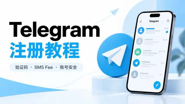 【2026最新】Telegram注册教程!收不到验证码、SMS Fee收费、封号,一篇全解决(保姆级) 封面